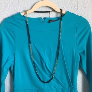 Guess black and gold necklace